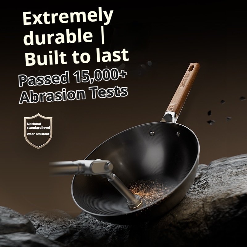 Zhongkang 4th Generation Refined Iron Wok - Image 6