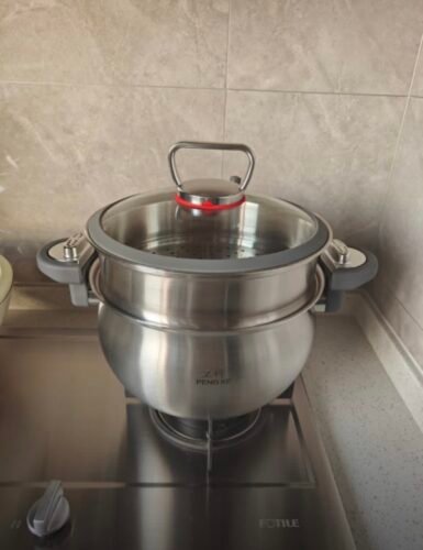 PENGKE Universal Stainless Steel Pressure Cooker - Suitable for All Hobs photo review